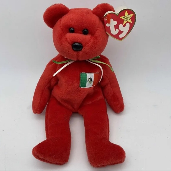 🇲🇽Teeny Beanie Baby Osito the Bear  - NWT - Picture 3 of 6